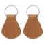 Teardrop Leather or Artificial Leather Hotel Key Tags | 70x43mm | With Hot Stamped Engraving