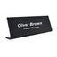 Personalised Desk Name Plate - Black Plexiglass