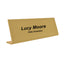 Personalised Desk Name Plate - Gold Plexiglass