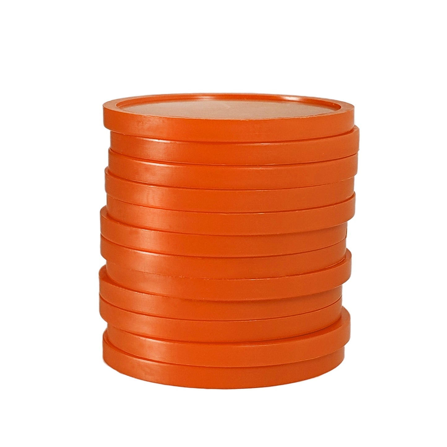 Orange Plastic Tokens