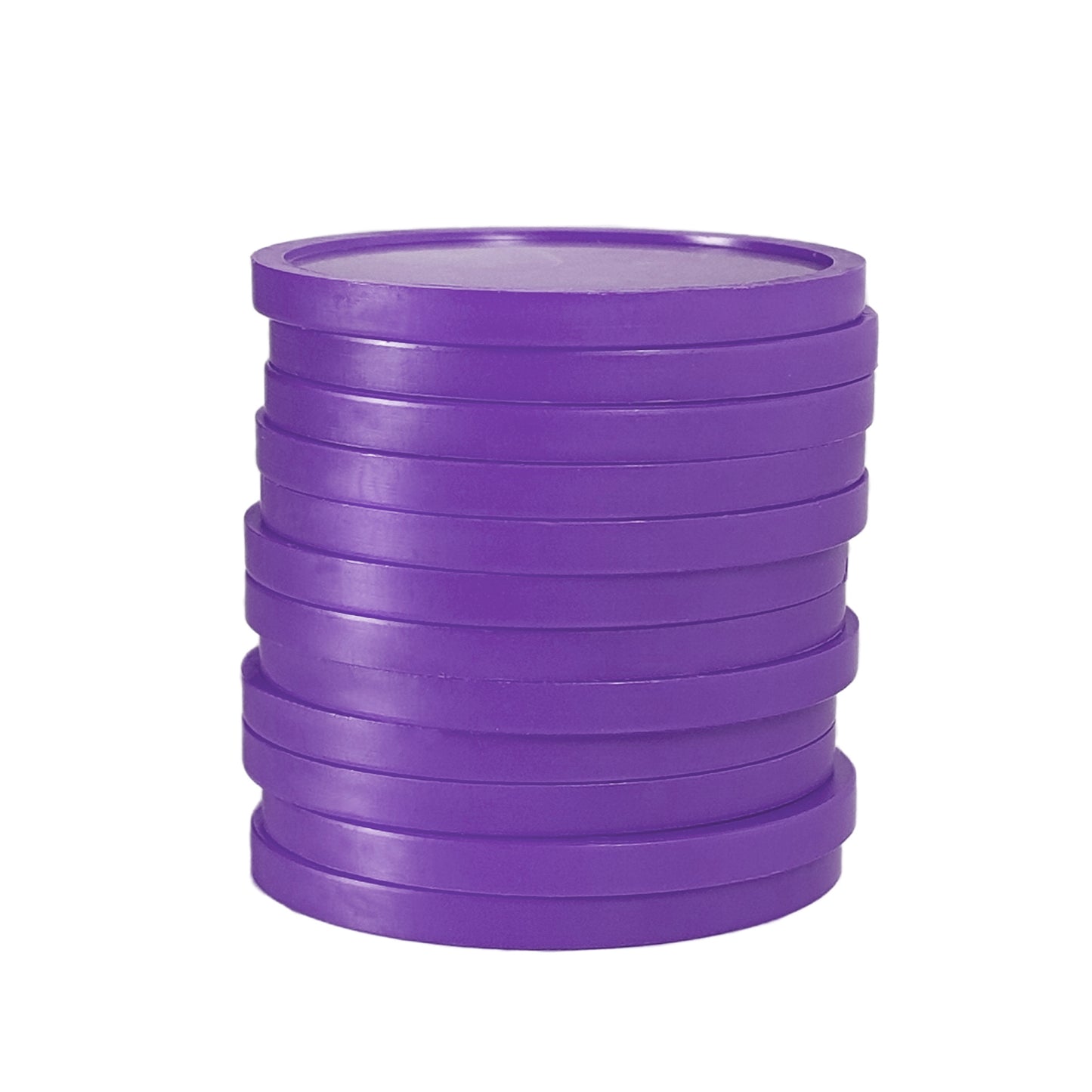 Purple Plastic Tokens