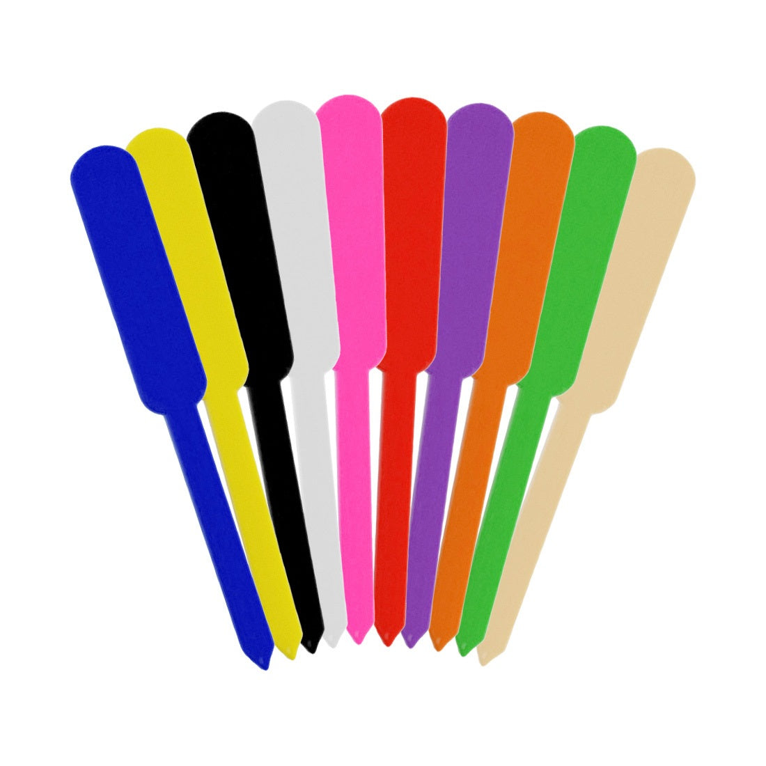 Plant Stake Tags Colour Assorted 10 Colours