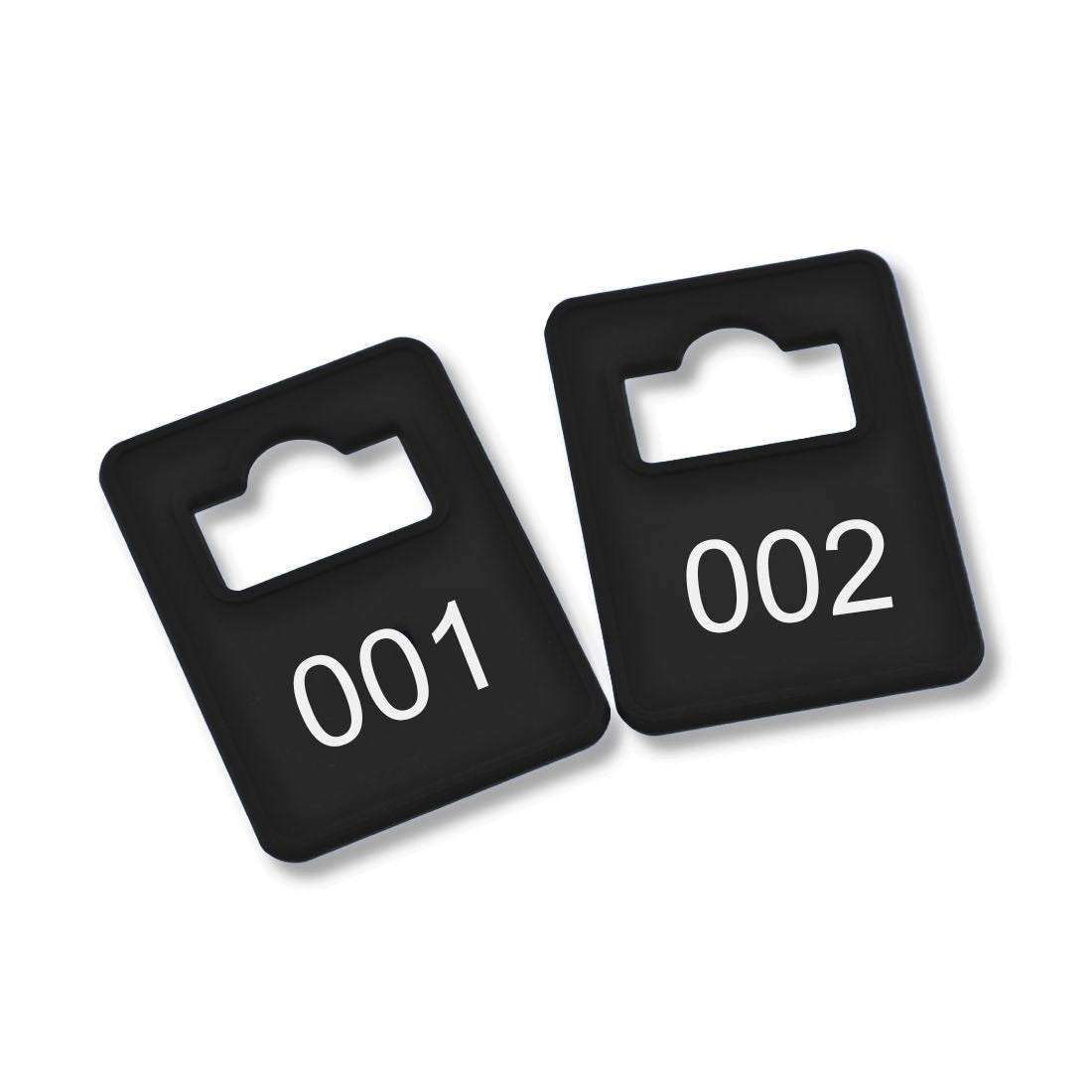 Plastic Pre-numbered Cloakroom Tags