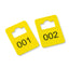 Plastic Pre-numbered Cloakroom Tags