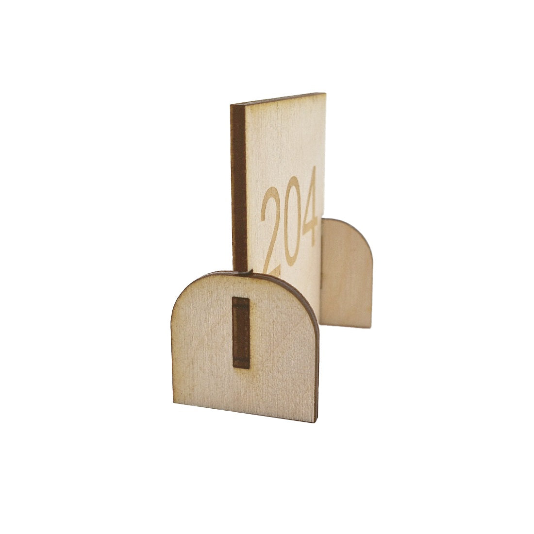 Wooden Table Number Signs