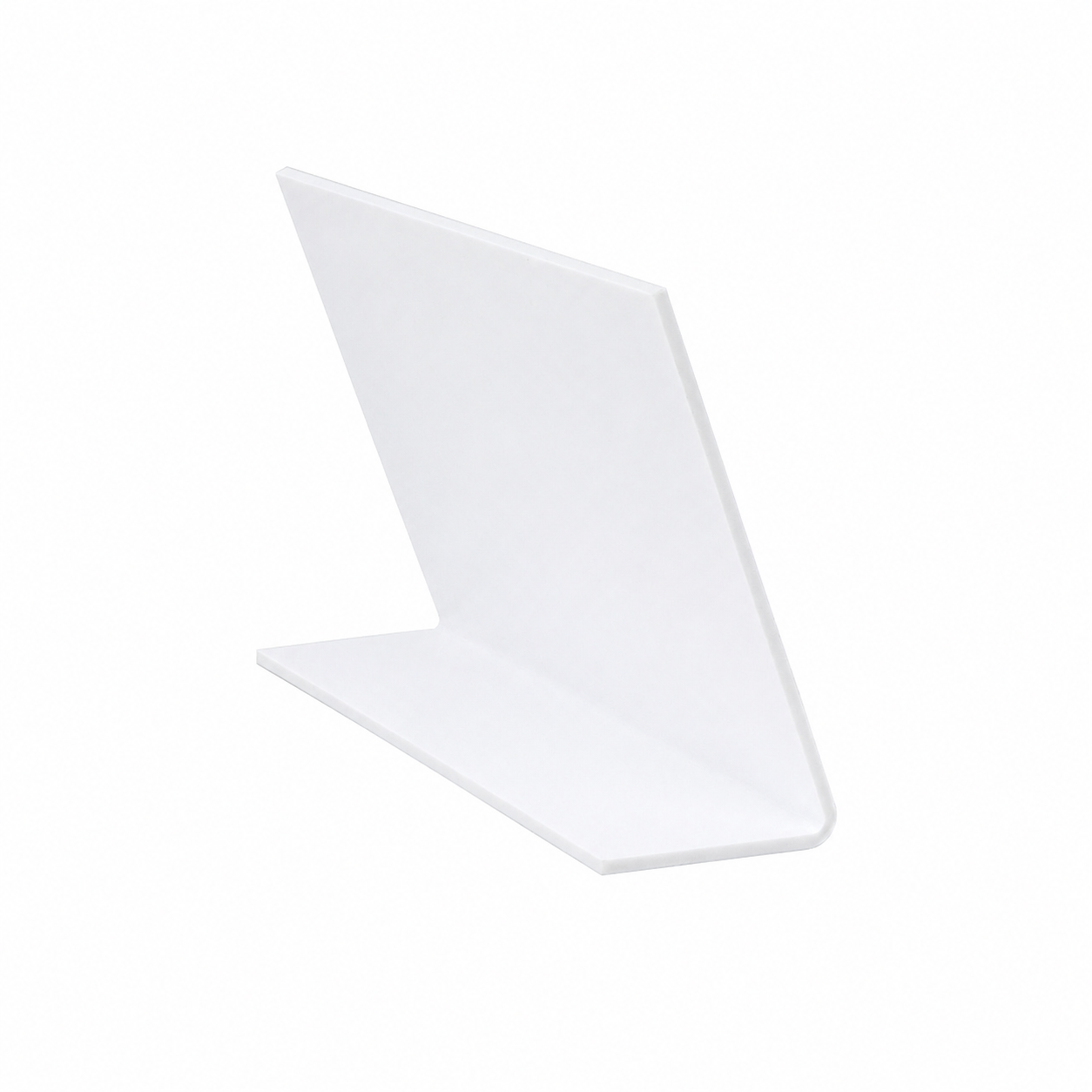 Polystyrene Wifi Login L-Shaped Sign Back Side View