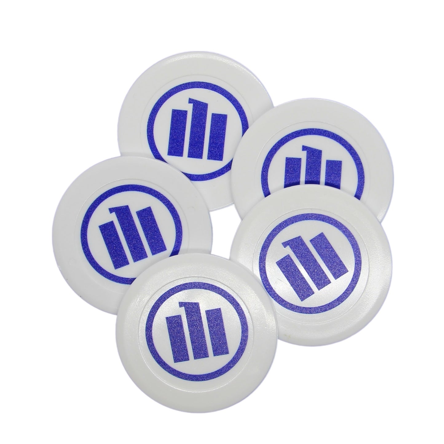 Custom Printed Round Casino/Poker Plastic Tokens 40mm - MOQ 100