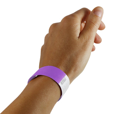 Tyvek Wristbands - Purple