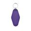 Purple Rhombus Key Tags With Custom Print