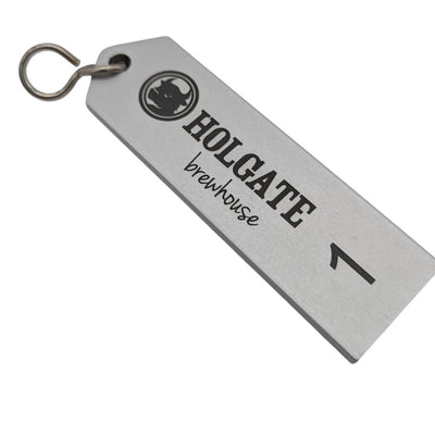 Rectangle Aluminium Hotel Key Tags | Bercy | With Engraving