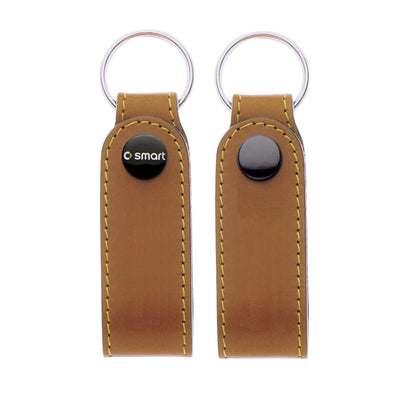 Rectangle Leather Hotel Key Tags | 100x27mm | With Hot Stamped Engraving