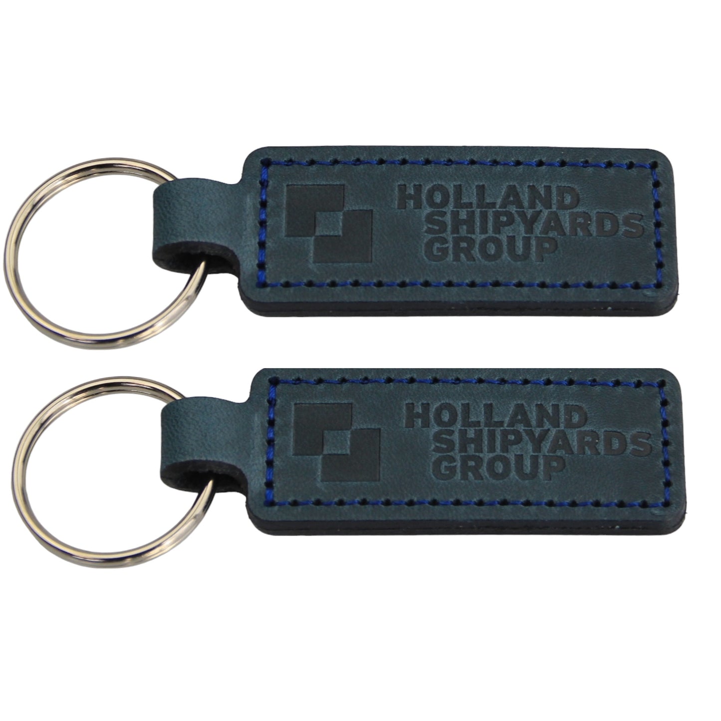 Rectangle Leather or Artificial Leather Hotel Key Tags | 95x23mm | With Hot Stamped Engraving