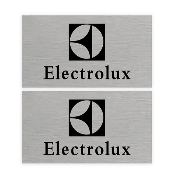 Rectangle Acrylic Logo Plates with a Metallic Look