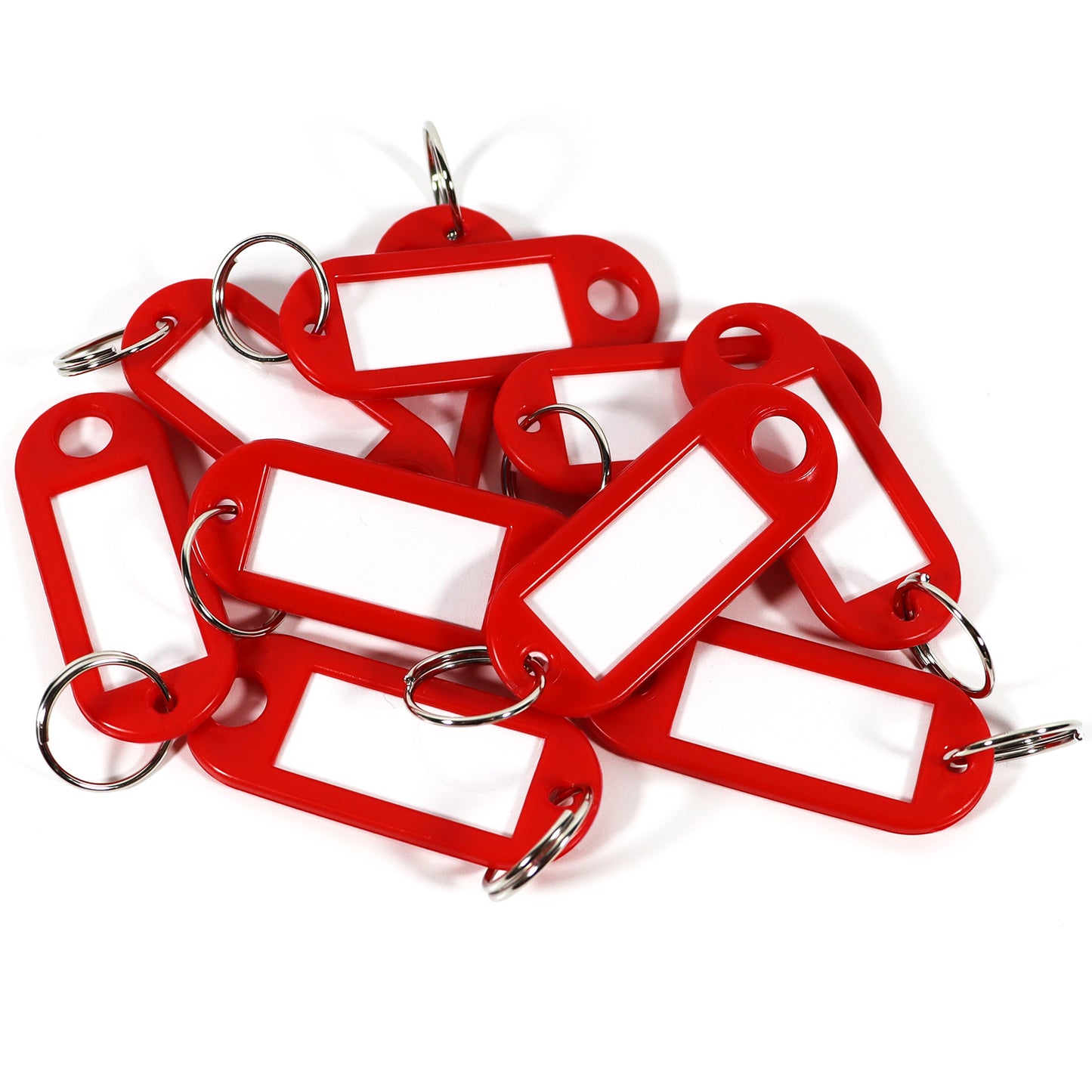 Label Window Key Tags Red 55x22mm 100 Pack