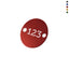 Round Aluminium Number or Asset Tags With Two Mounting Holes 