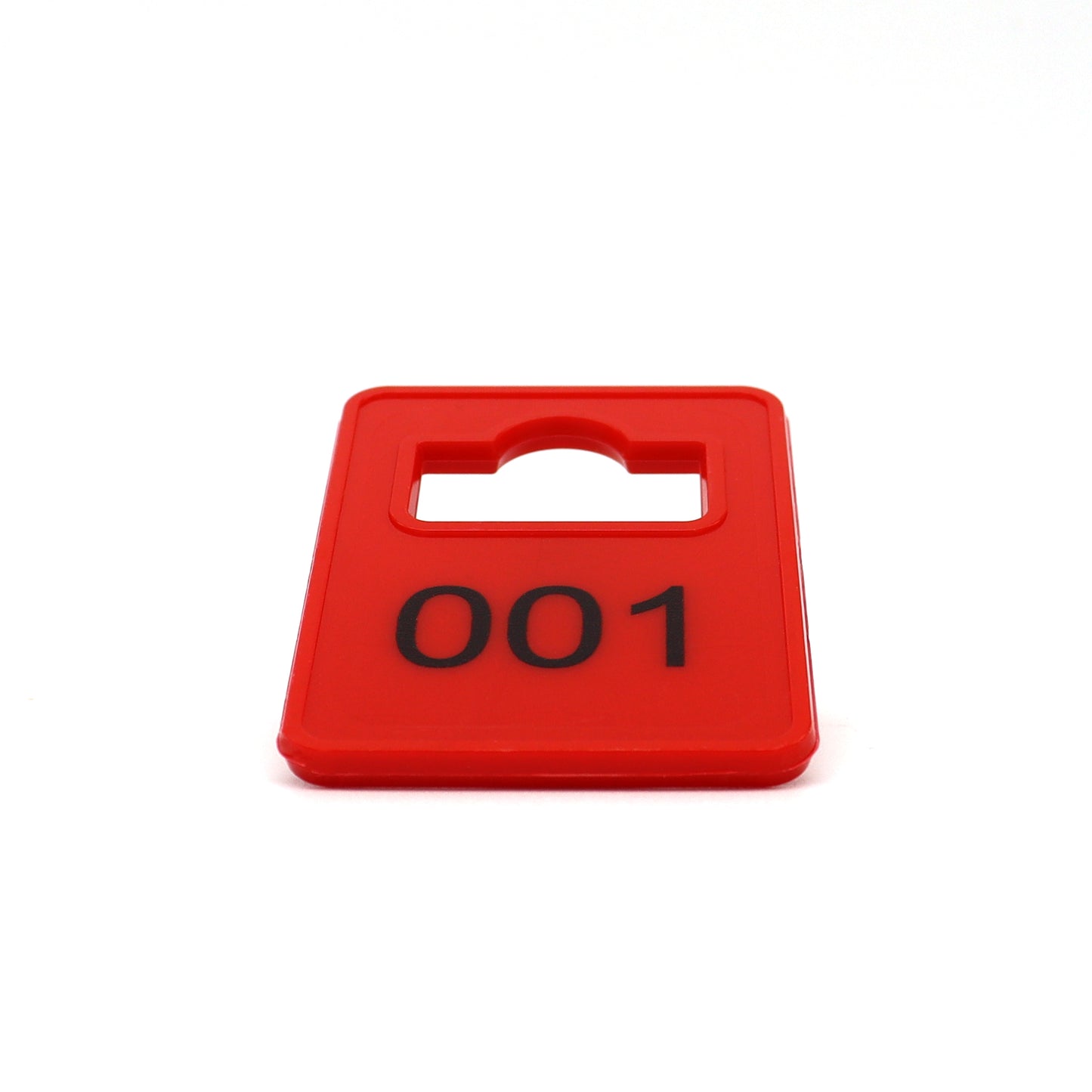 Plastic Pre-numbered Cloakroom Tags