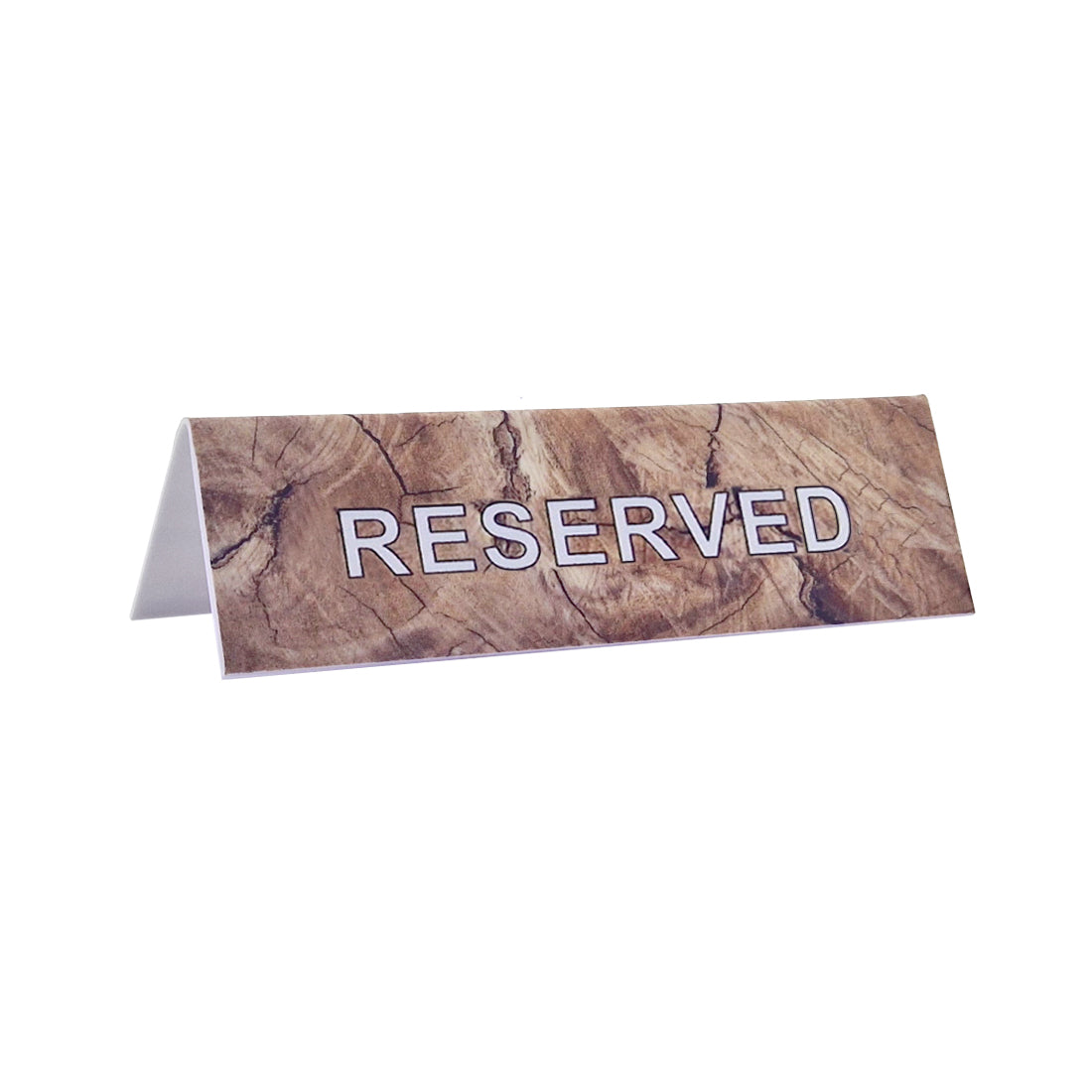 Reserved Table Sign Wood 130x40mm - Polystyrene