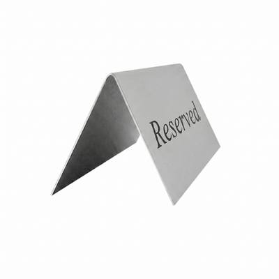 Budget Friendly Rerved Table Maker from Silver Aluminium 100x40mm Side View