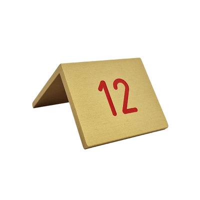 A Frame Table Numbers Metal