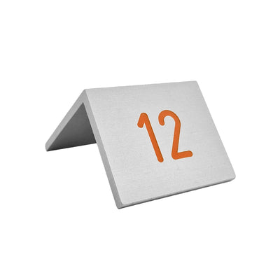 Silver Table Numbers A Frame