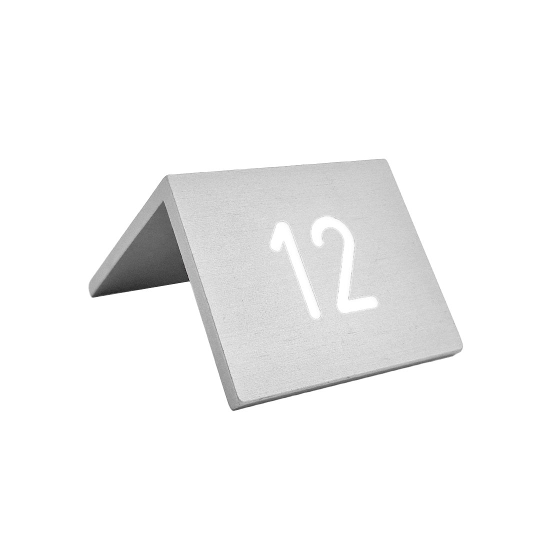 Aluminium Table Top Number Sign