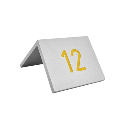 Metal A frame Table Top Numbers