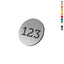 Acyrlic Number Tags Round