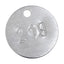 Round Blank Aluminium Key Tags With Number Stamping