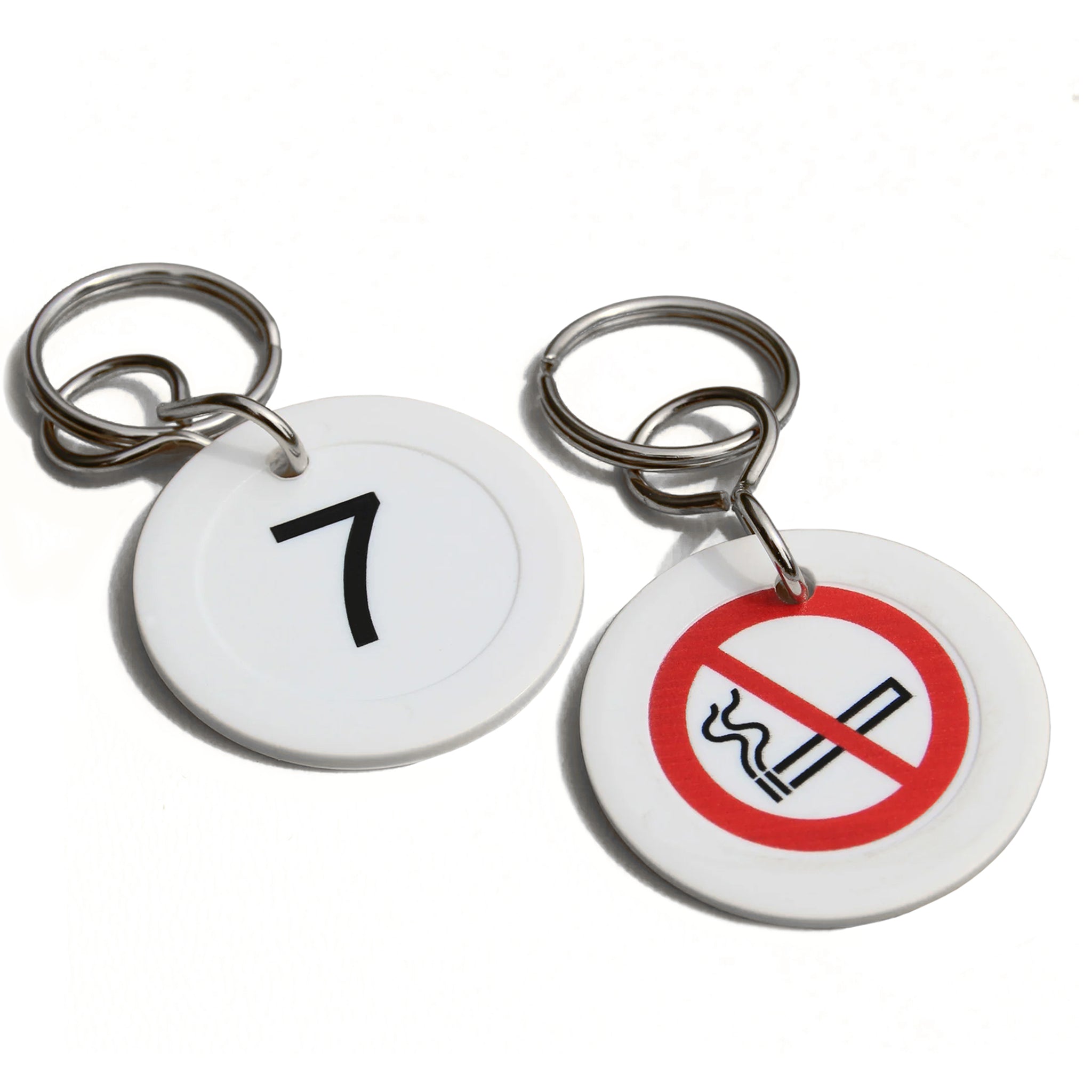 Round Plastic Hotel Key Tags | Custom Logos, Names & Room Numbers ...