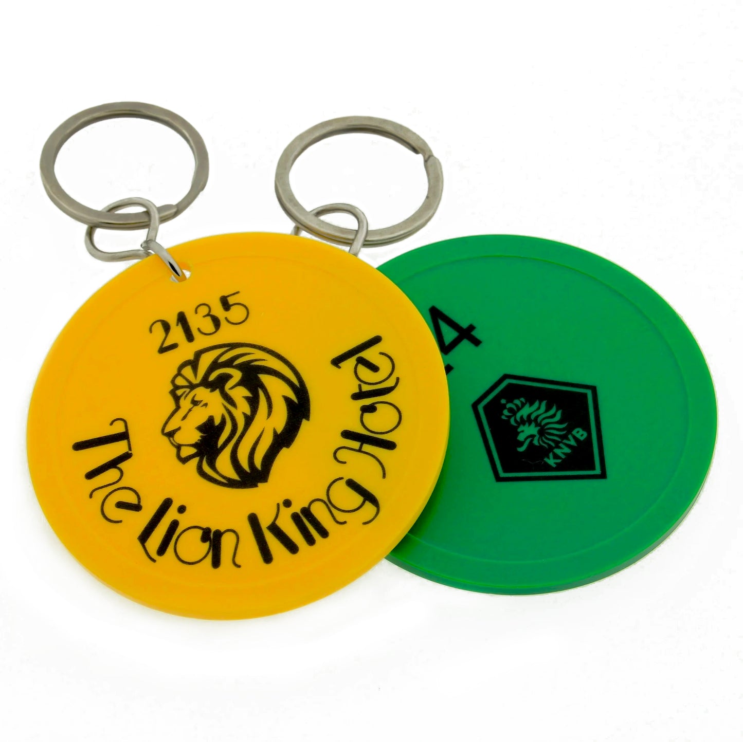 Round Plastic Ø70mm Hotel Key Tags