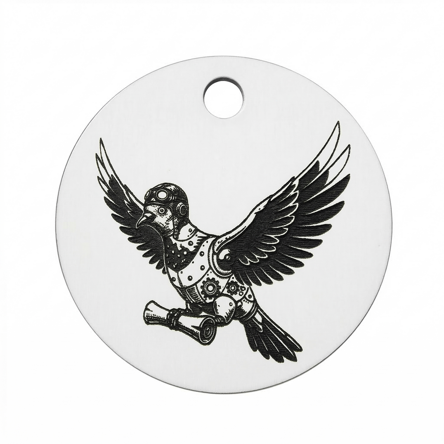 Round Acrylic Logo Key Tags