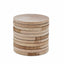 Custom Brand Stamped Round Maple Wood Tokens - MOQ 100