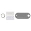 Label Window Key Tags Silver 55x22mm 100 Pack