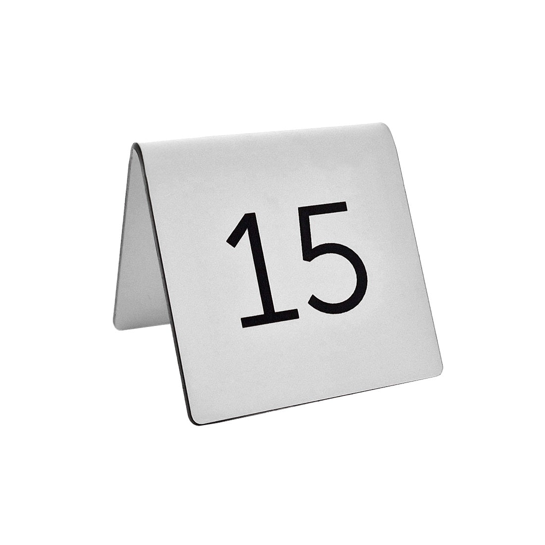 Silver Table Number Signs