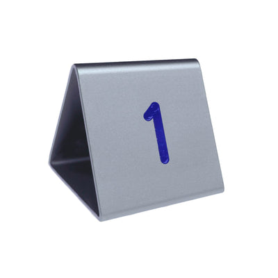 Silver Aluminium Table Number 