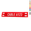 Custom Engraved Cable Tags with Cable Tie Slots