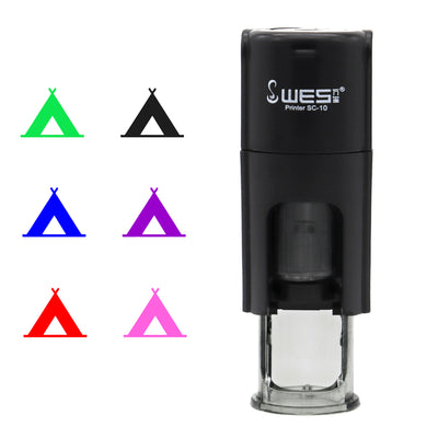 Tent Stamp with available ink colours