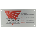 Industrial Aluminium Identification Plates | 51cm² - 100cm²