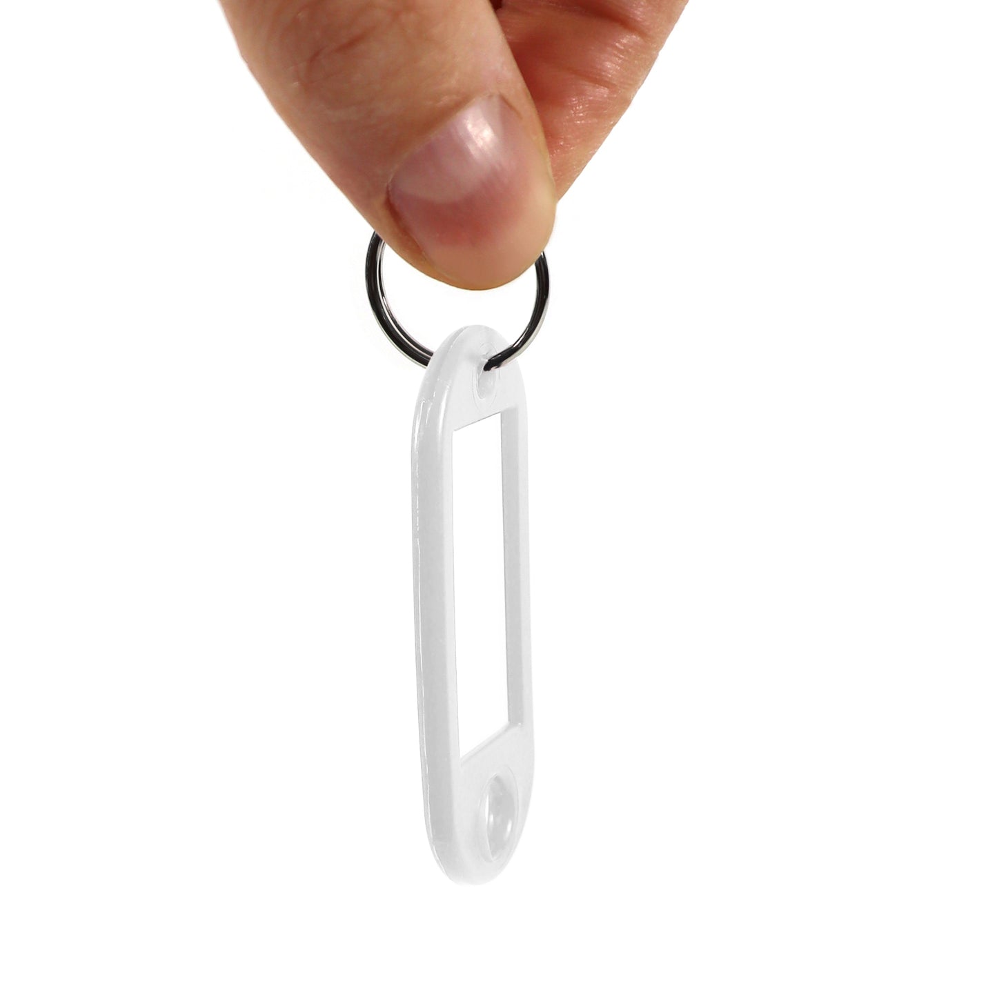 Label Window Key Tags White 55x22mm 100 Pack