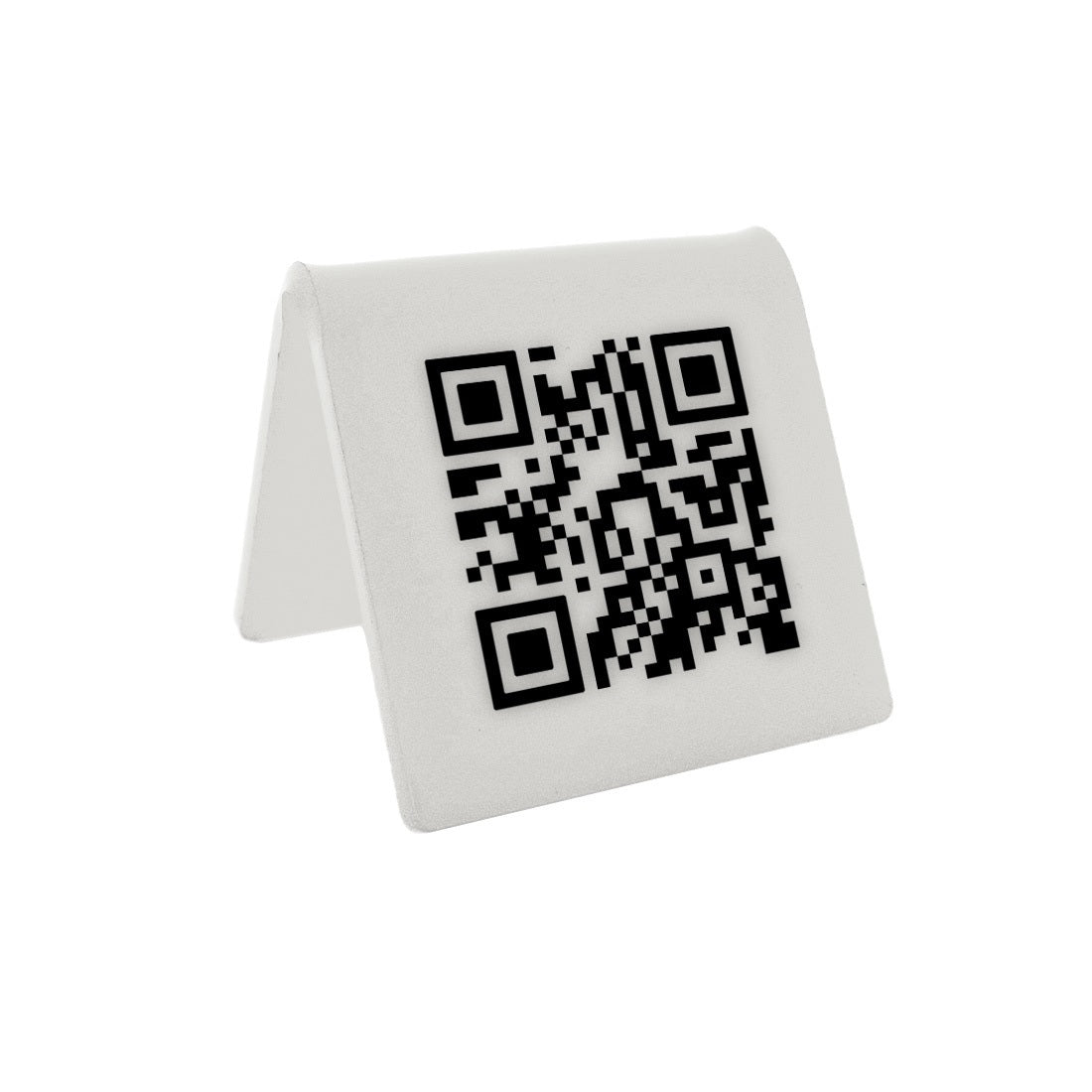 QR Code Signs | Custom White Table QR Code Signs | Combicraft Australia