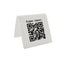 White A-Frame QR Code Table Signs - Plexiglass