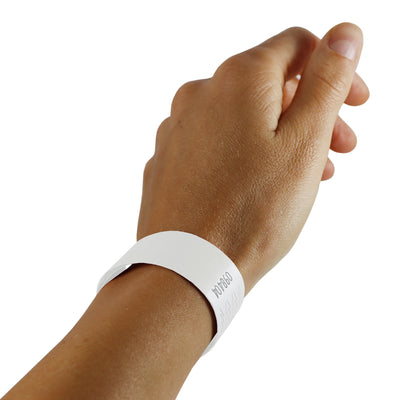 Tyvek Wristbands - White