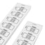 White Paper Tickets For Raffles and Event With Custom Text And Sequential Numbering