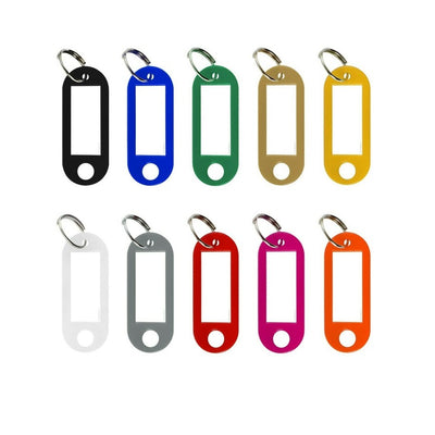 Label Window Key Tags Colour Mix 55x22mm 50 Pack