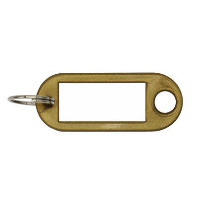 Label Window Key Tags Gold 55x22mm 100 Pack