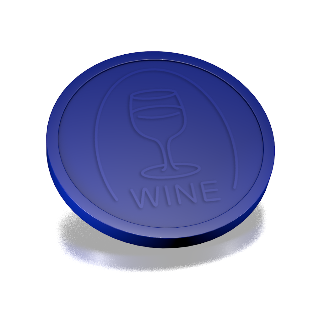 Dark Blue Wine Drink Coupon