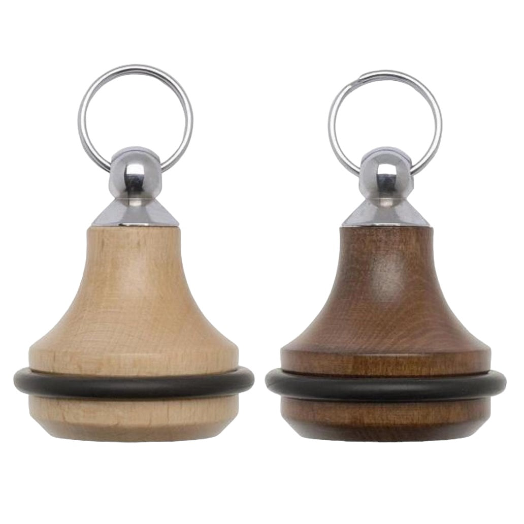 Beech Wood Hotel Key Tags With Custom Engraving and Rubber Ring