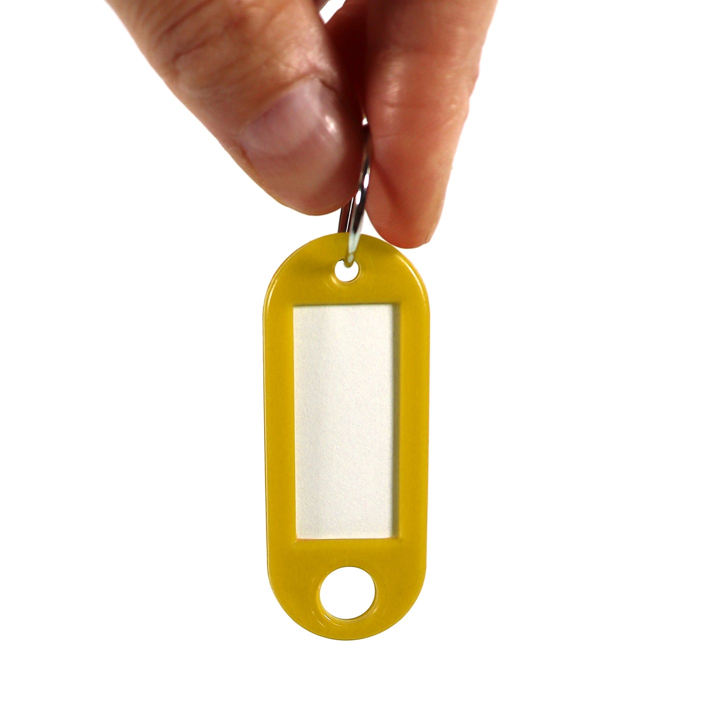 Label Window Key Tags Yellow 55x22mm 100 Pack