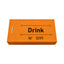 Orange Drink Tickets Perforated Booklet With 50 Tickets For Easy Dispensing