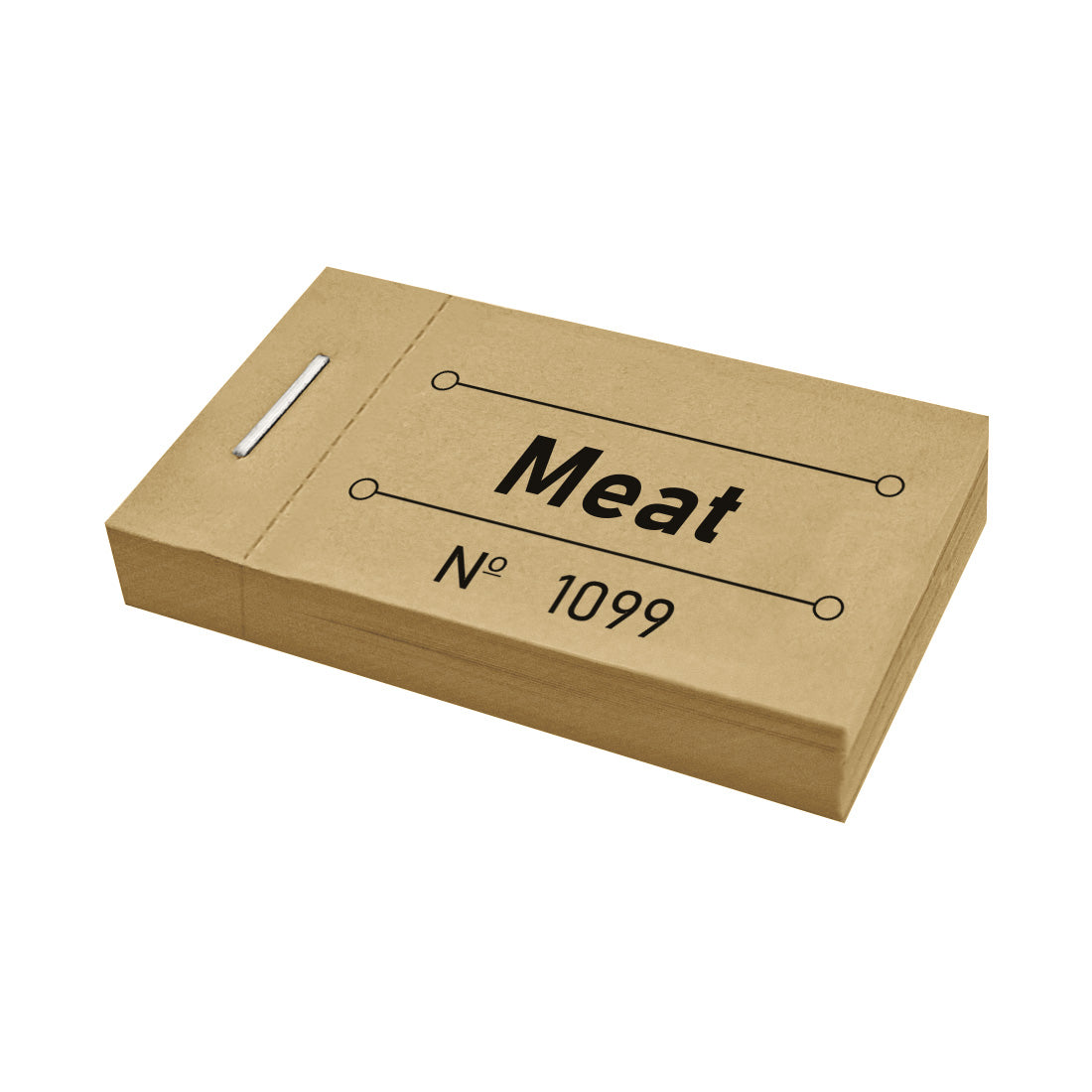 Pre-Printed Dietary Preference Vouchers Ticket Books | Paper 'Meat ...